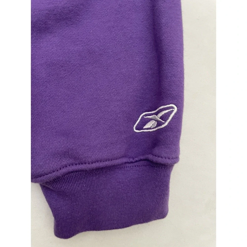 Vintage Y2K Minnesota Vikings Reebok Crewneck Sweatshirt XL Purple Embroidered